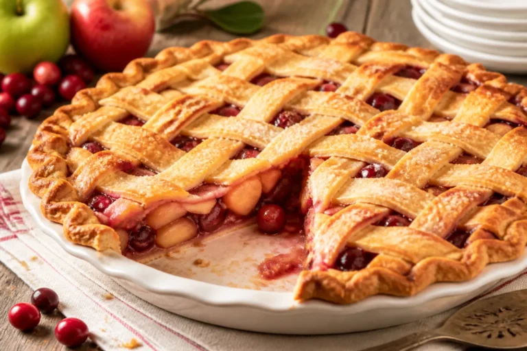 Apple Cranberry Pie – Tart, Cozy, and Perfect for the Holidays