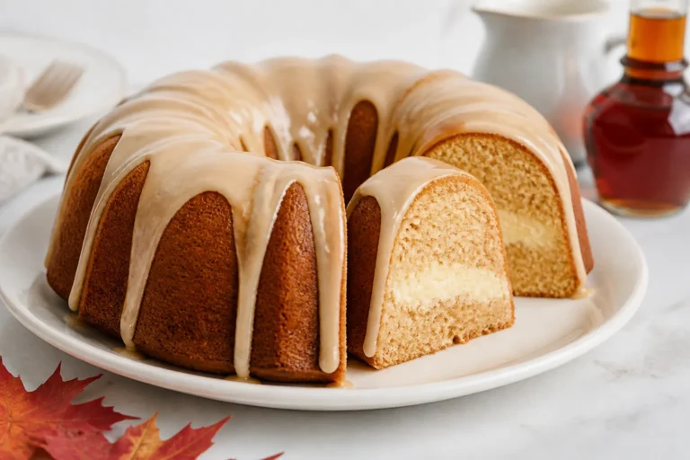 Maple Cream Cheese Bundt Cake – Cozy, Rich, and Perfect for Sharing