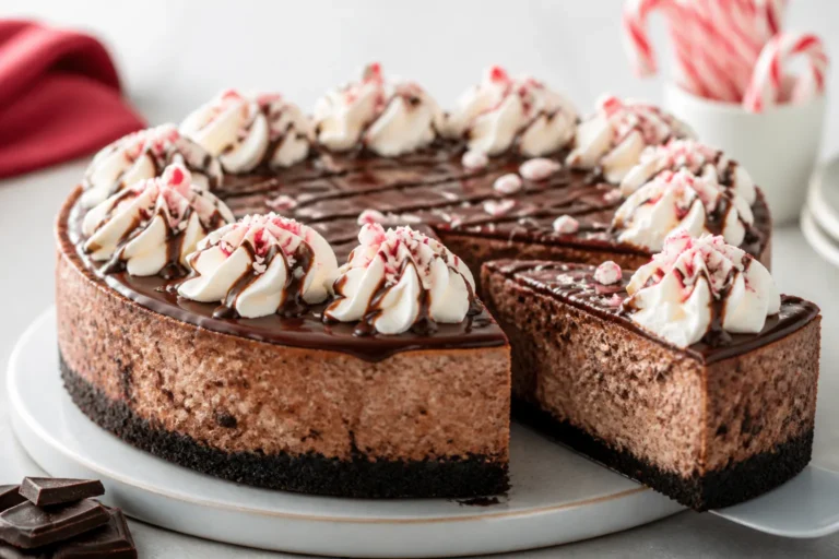 Peppermint Mocha Cheesecake – A Festive, Creamy Dessert With Coffee And Mint