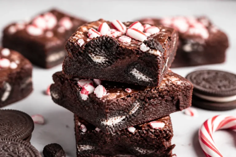 Peppermint Oreo Brownies – Fudgy, Festive, and Easy
