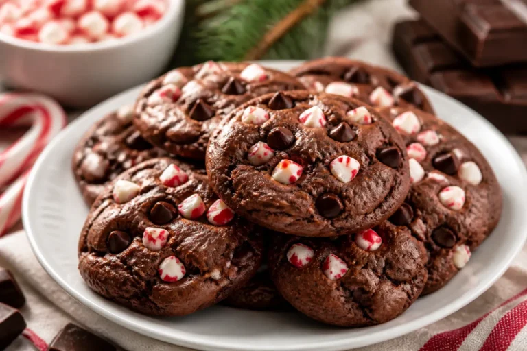 Peppermint Chocolate Chip Cookies – Crisp Edges, Chewy Centers, Holiday Flavor