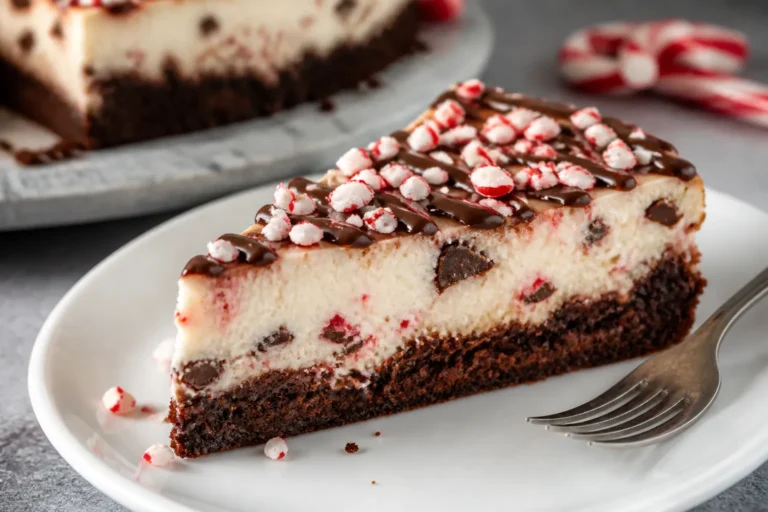 Peppermint Brownie Cheesecake – A Festive, Crowd-Pleasing Dessert