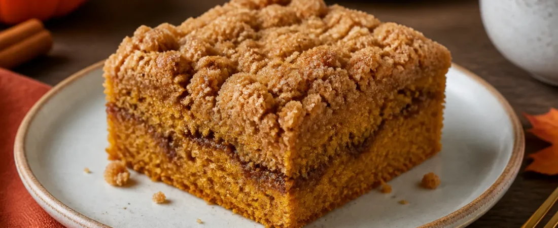 Pumpkin Crumb Cake – Cozy, Spiced, and Perfect for Sharing