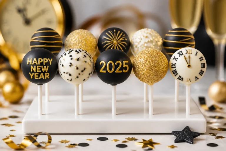 New Year’s Eve Cake Pops – Festive, Bite-Sized Party Treats
