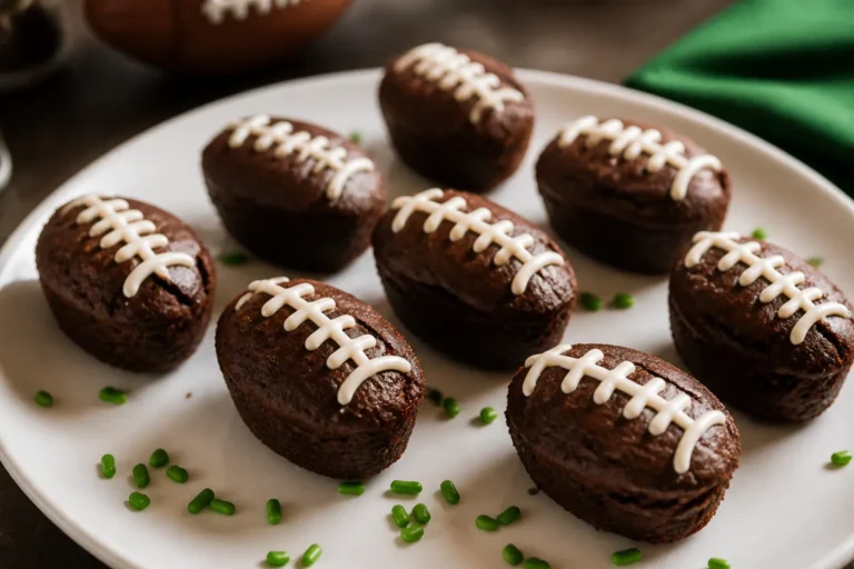 Football Brownie Bites – Fun, Fudgy Treats for Game Day