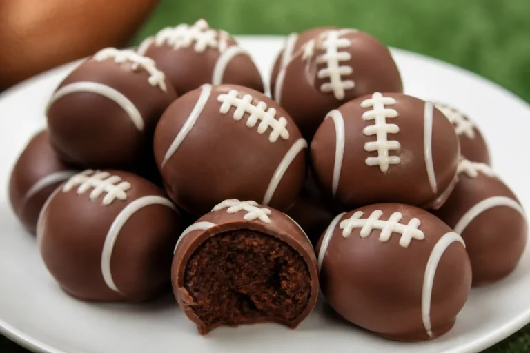 Football Chocolate Truffles – Easy, Game-Day Treats