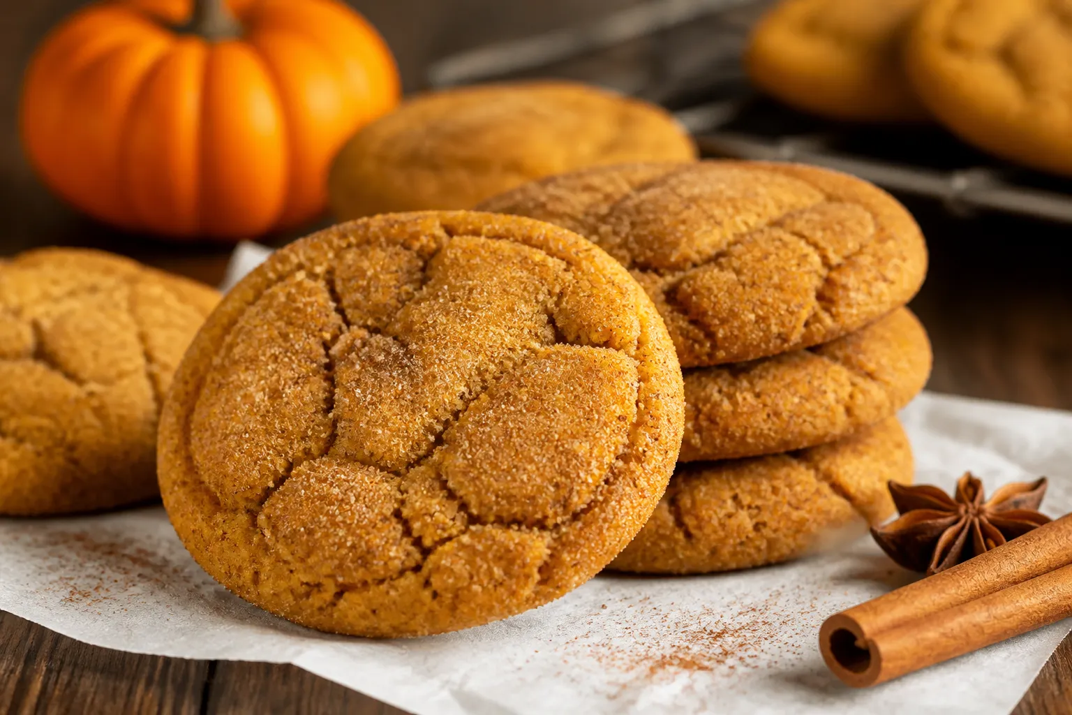 Pumpkin Snickerdoodle Cookies – Soft, Cozy, and Perfectly Spiced