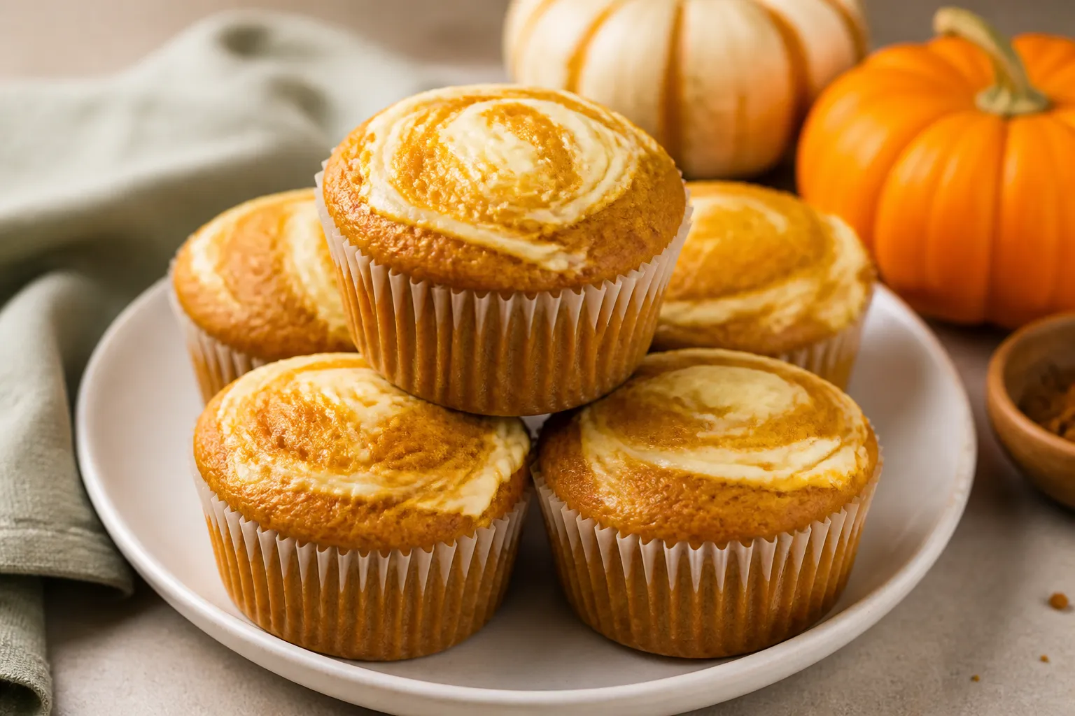 Pumpkin Cream Cheese Muffins – Cozy, Bakery-Style Treats at Home