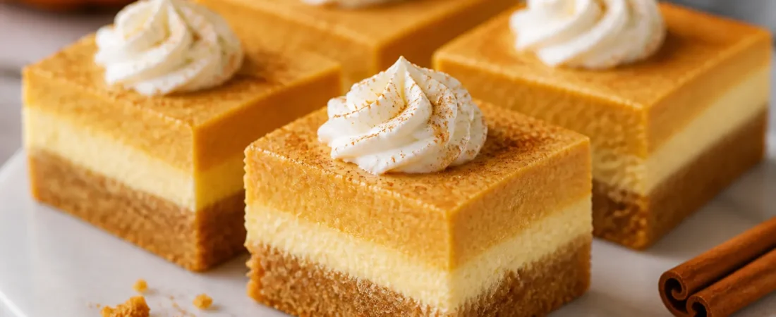 Pumpkin Cheesecake Bars – Creamy, Spiced, and Crowd-Pleasing