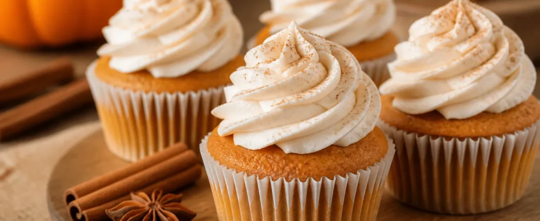 Pumpkin Spice Cupcakes – Soft, Cozy, and Perfectly Spiced