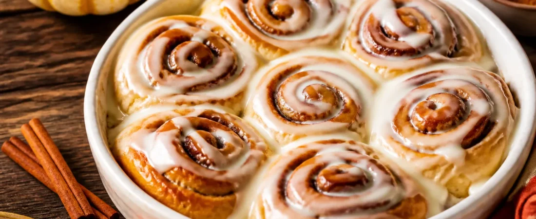 Pumpkin Spice Cinnamon Rolls – Soft, Cozy, and Perfect for Fall