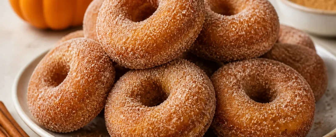 Pumpkin Spice Donuts – Soft, Cozy, and Perfect for Fall