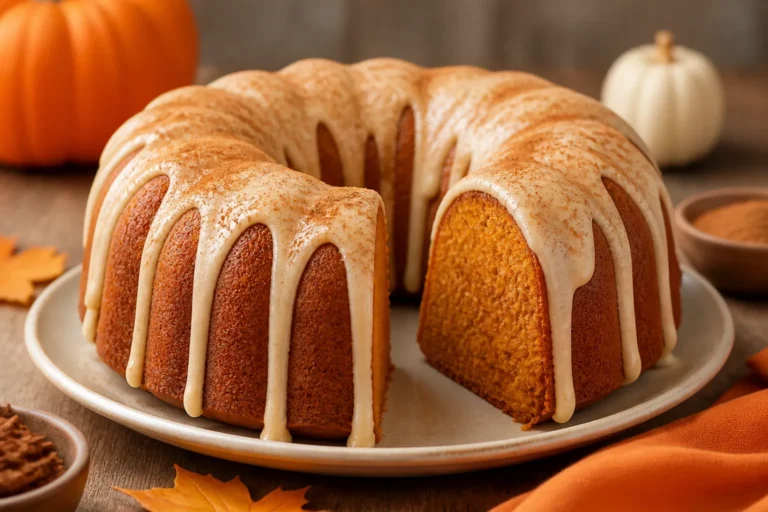 Pumpkin Spice Bundt Cake – Cozy, Moist, and Perfect for Fall