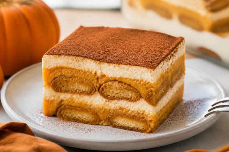 Pumpkin Tiramisu – A Cozy Twist on a Classic Dessert