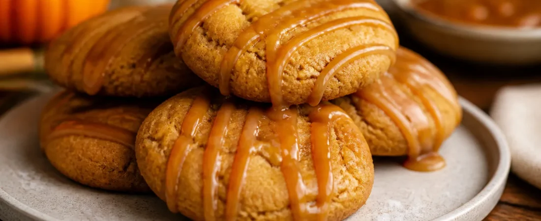 Pumpkin Caramel Cookies – Soft, Chewy, and Perfectly Spiced
