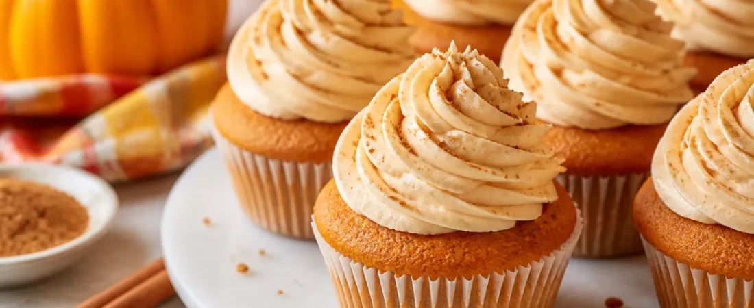 Pumpkin Pie Cupcakes – Cozy, Spiced, and Perfectly Portable