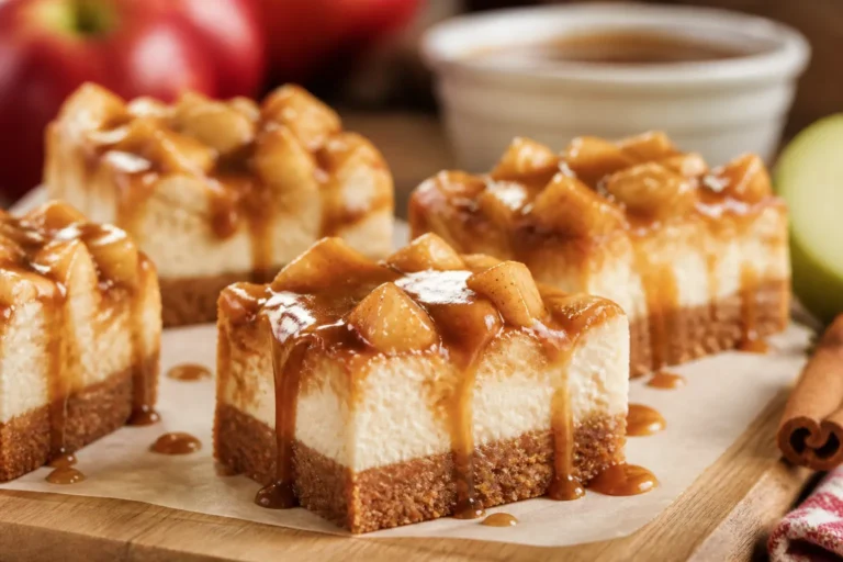 Caramel Apple Cheesecake Bars – A Cozy, Crowd-Pleasing Treat