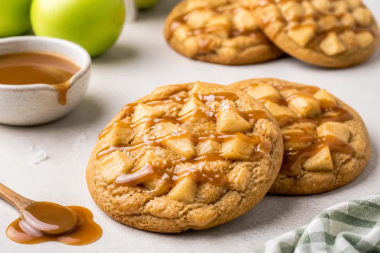 Salted Caramel Apple Cookies – Soft, Chewy, and Perfectly Cozy