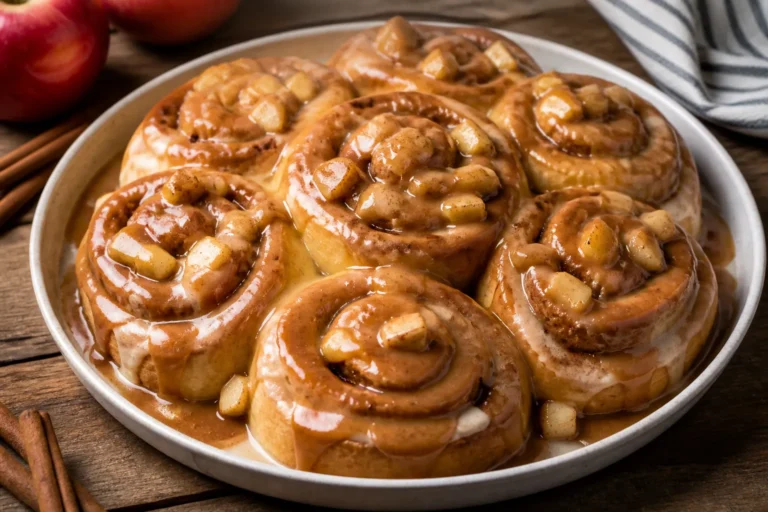 Caramel Apple Cinnamon Rolls – Soft, Gooey, and Perfect for Brunch