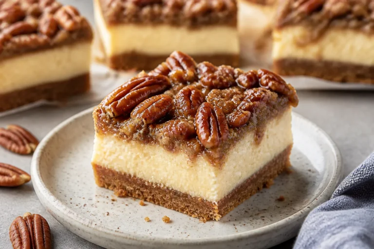 Pecan Pie Cheesecake Bars – A Cozy, Crowd-Pleasing Dessert