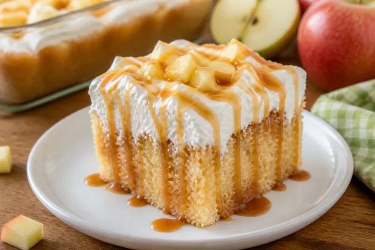 Caramel Apple Poke Cake – A Cozy, Crowd-Pleasing Dessert