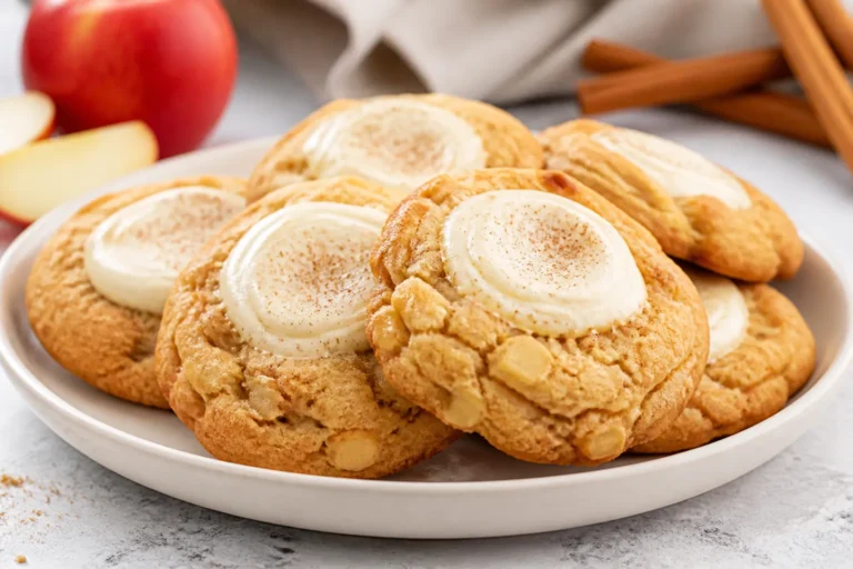 Apple Pie Cheesecake Cookies – Soft, Spiced, and Comforting