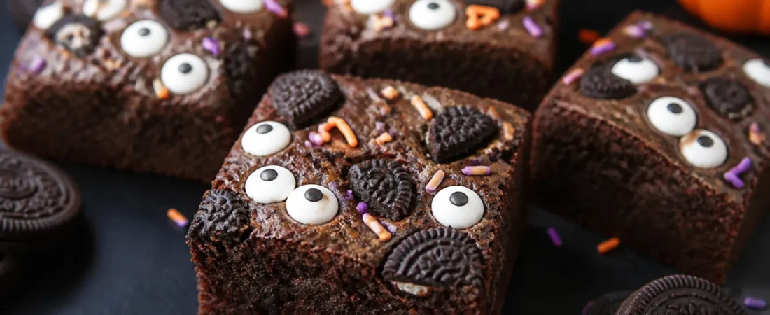 Halloween Oreo Brownies – Fudgy, Festive, and Fun