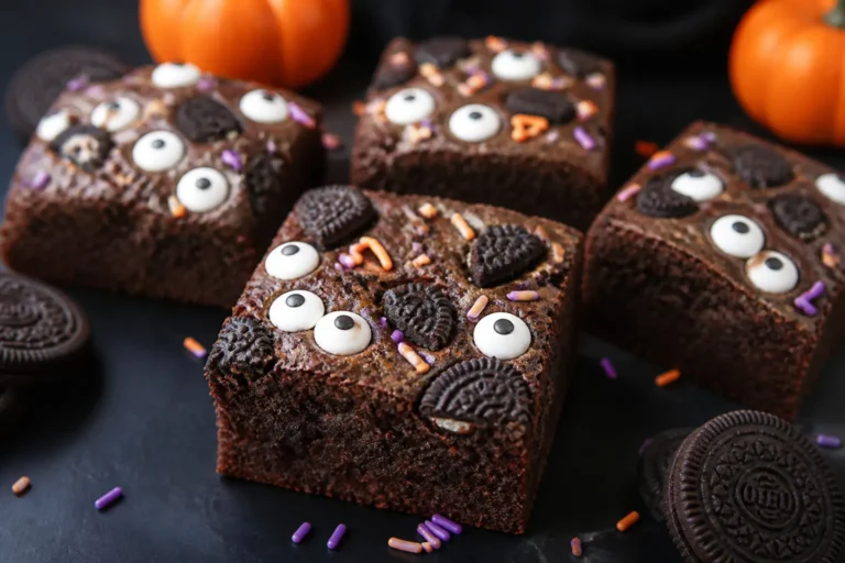 Halloween Oreo Brownies – Fudgy, Festive, and Fun