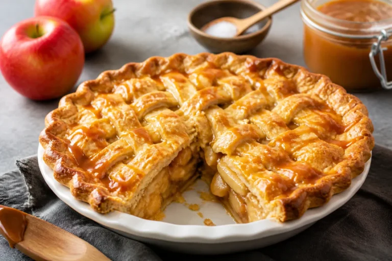 Salted Caramel Apple Pie – A Cozy, Crowd-Pleasing Classic