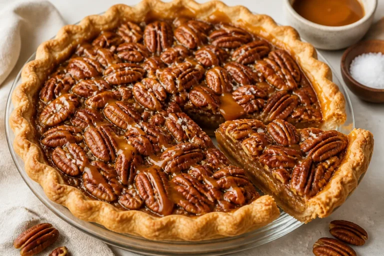 Salted Caramel Pecan Pie – A Cozy, Crowd-Pleasing Classic