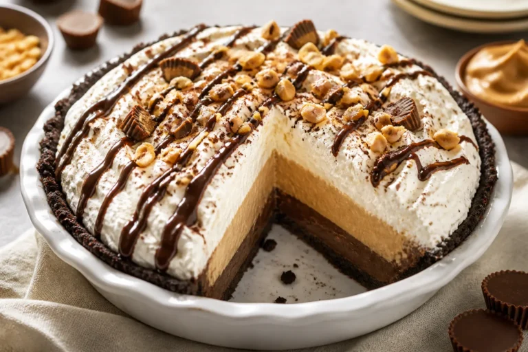 Chocolate Peanut Butter Cream Pie – Rich, Silky, and Surprisingly Easy