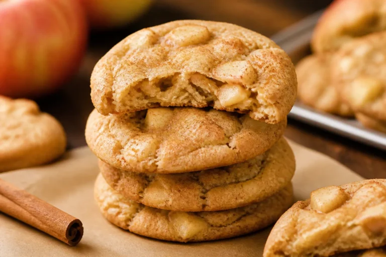 Apple Pie Snickerdoodle Cookies – Soft, Spiced, and Filled With Cozy Flavor