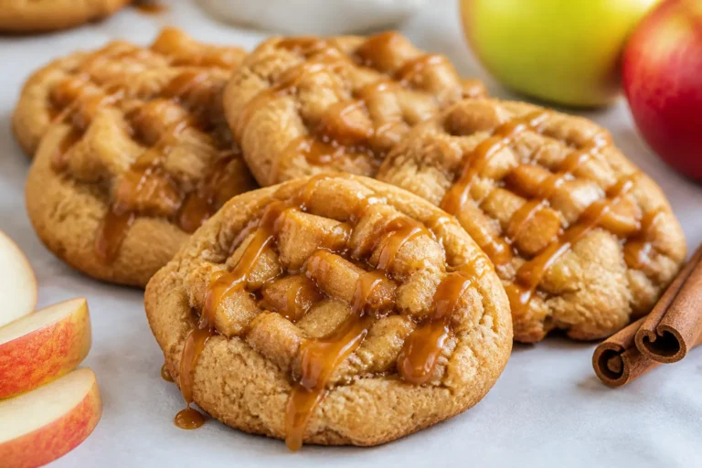 Caramel Apple Pie Cookies – Cozy, Chewy, and Full of Fall Flavor