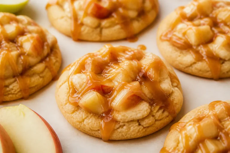 Caramel Apple Cheesecake Cookies – Soft, Sweet, and Perfect for Sharing