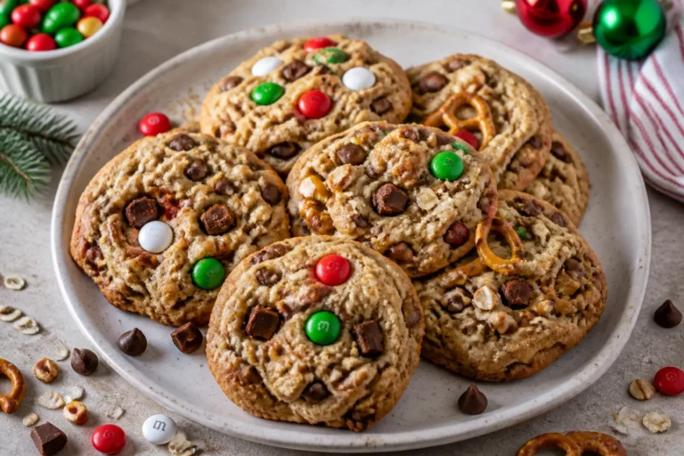 Christmas Kitchen Sink Cookies – Festive, Chewy, and Packed With Mix-Ins