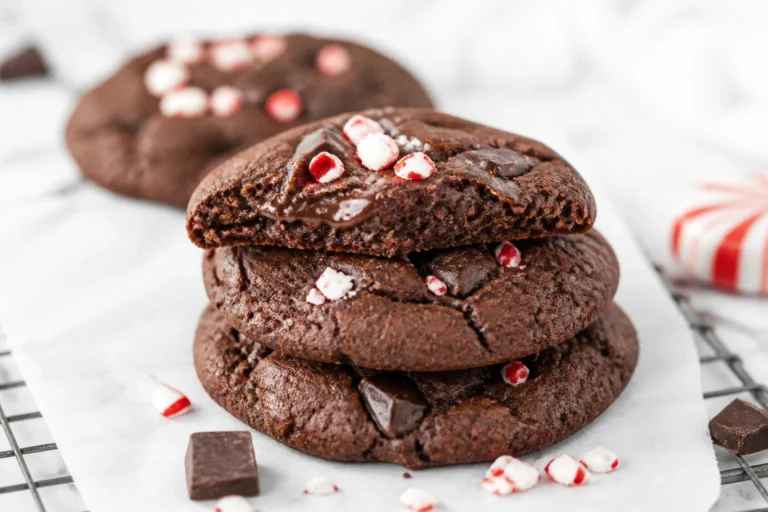 Peppermint Mocha Cookies – Chewy, Festive, and Full of Holiday Flavor