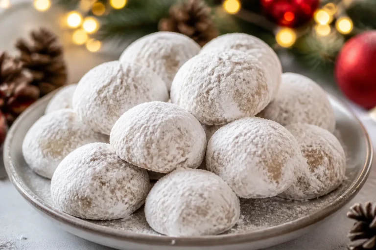 Christmas Snowball Cookies – Buttery Little Bites of Holiday Joy