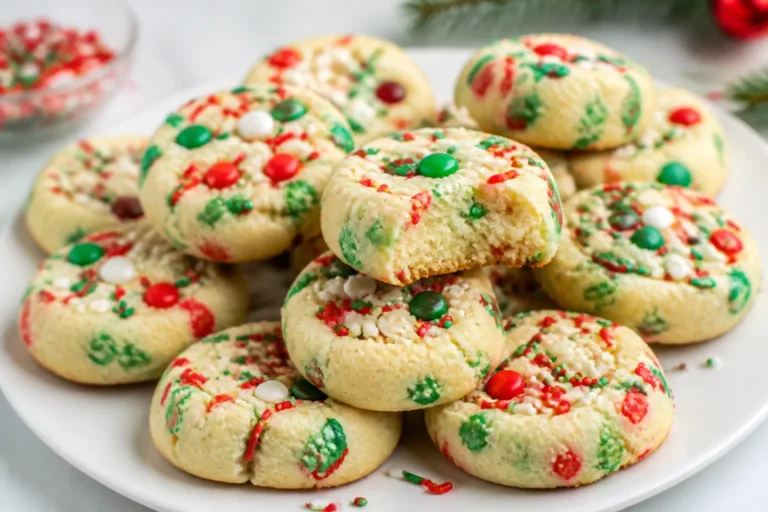 Christmas Sugar Cookie Fudge Cookies – Soft, Festive, and Irresistible