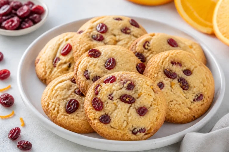 Orange Cranberry Cookies – Bright, Buttery, and Festive