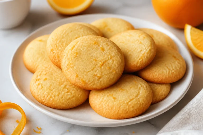 Orange Shortbread Cookies – Buttery, Bright, and Perfectly Crisp