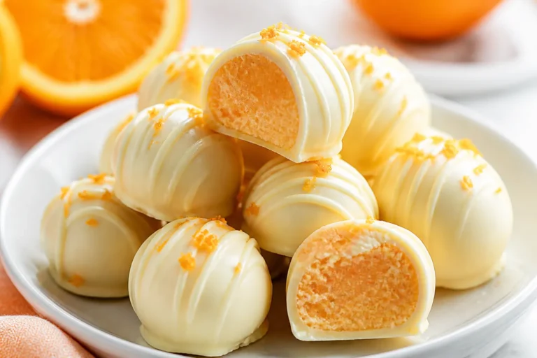 Orange Creamsicle Truffles – Bright, Creamy, and Nostalgic